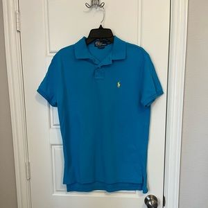 Blue Ralph Lauren Custom Fit Polo
